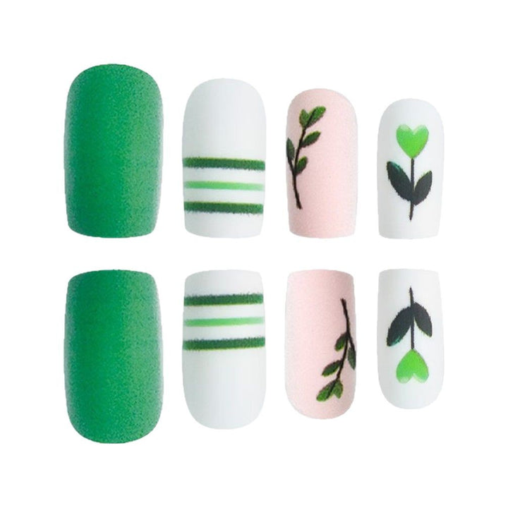 Artistic Botanical Press-On Nail Art Set Kalsten