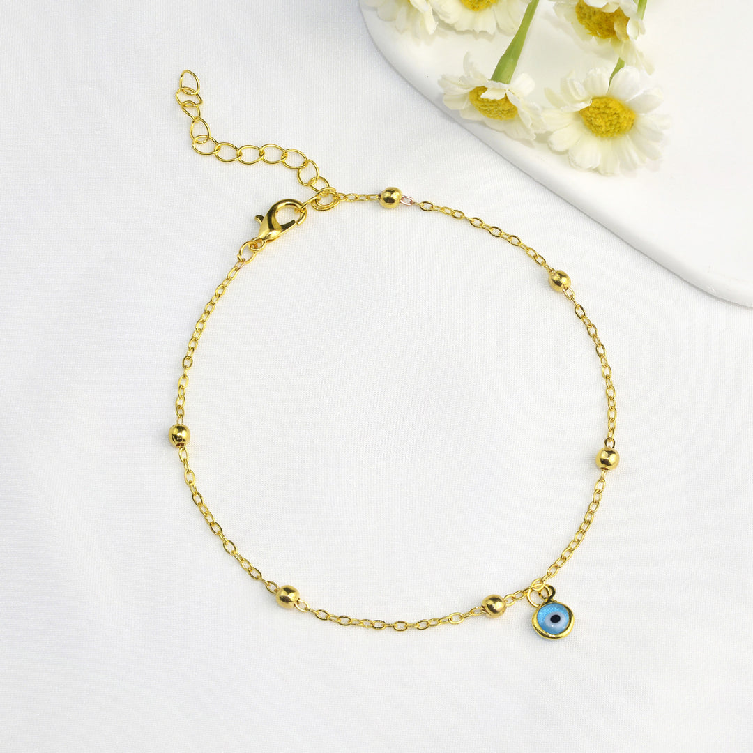 Delicate Evil Eye Anklet Kalsten