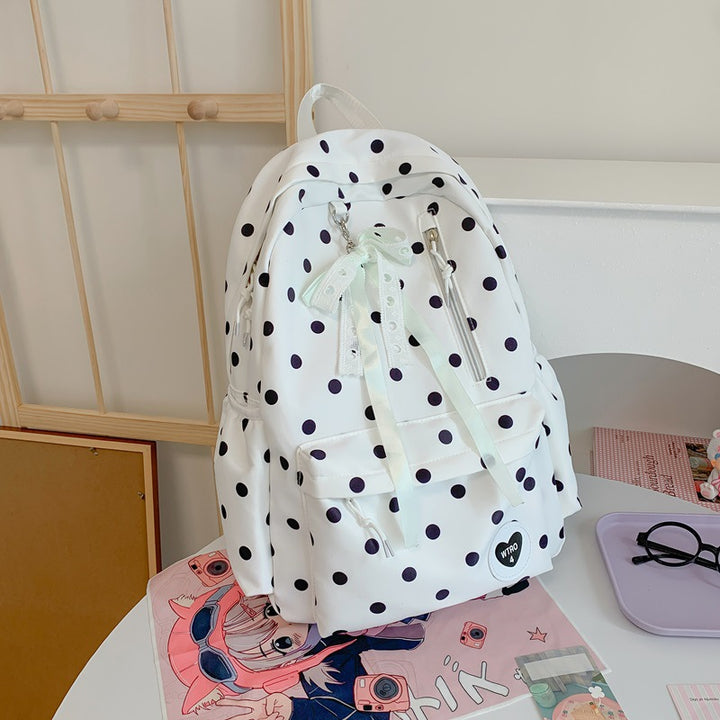 Trendy Polka Dot Backpack Kalsten