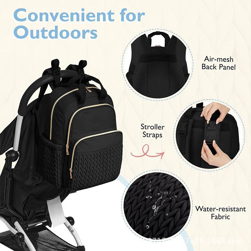 Fashionable backpack with structured design and multiple compartments Kalsten