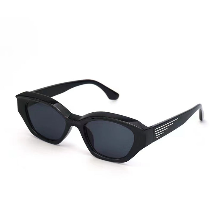 Women's designer sunglasses with distinctive polygonal frame and UV protection Kalsten