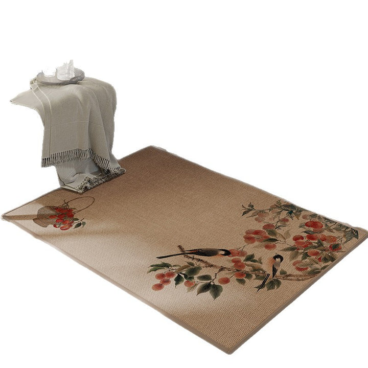 Oval-shaped Decorative Bath Mat Kalsten