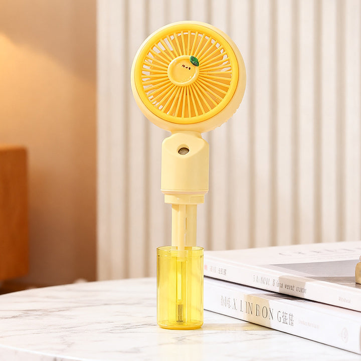 Ladies portable mini fan with integrated spray function Kalsten