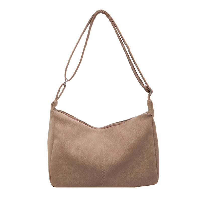 WoSoft Textured Faux Leather Hobo Bag Kalsten