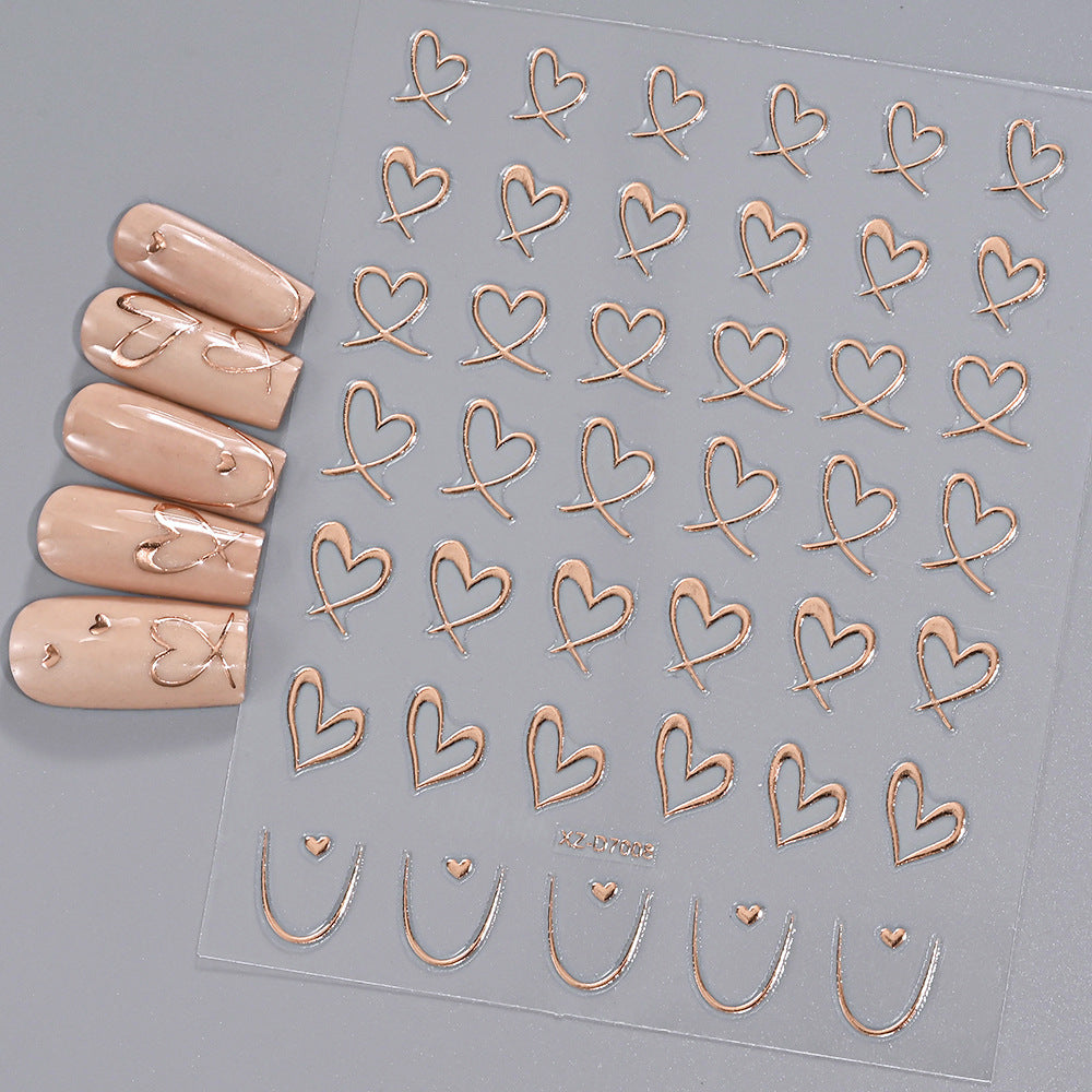 Floral Decorative Nail Art Stickers