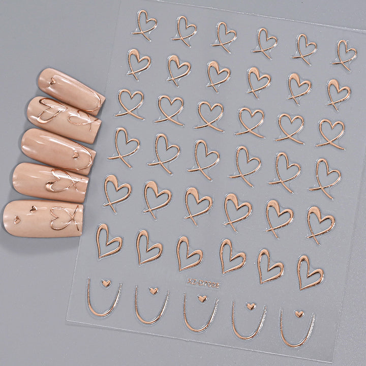 Floral Decorative Nail Art Stickers