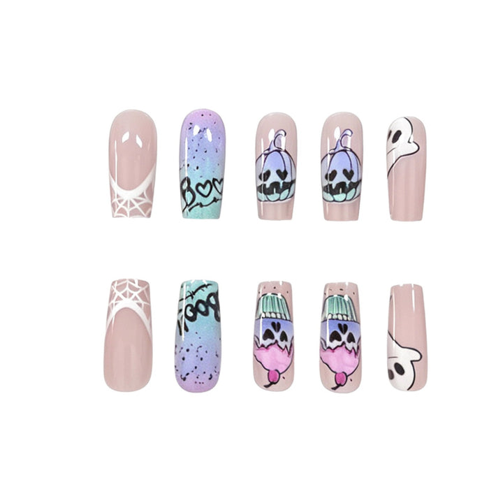 Artistic Halloween-Themed Nail Art Extensions Kalsten 1789915354