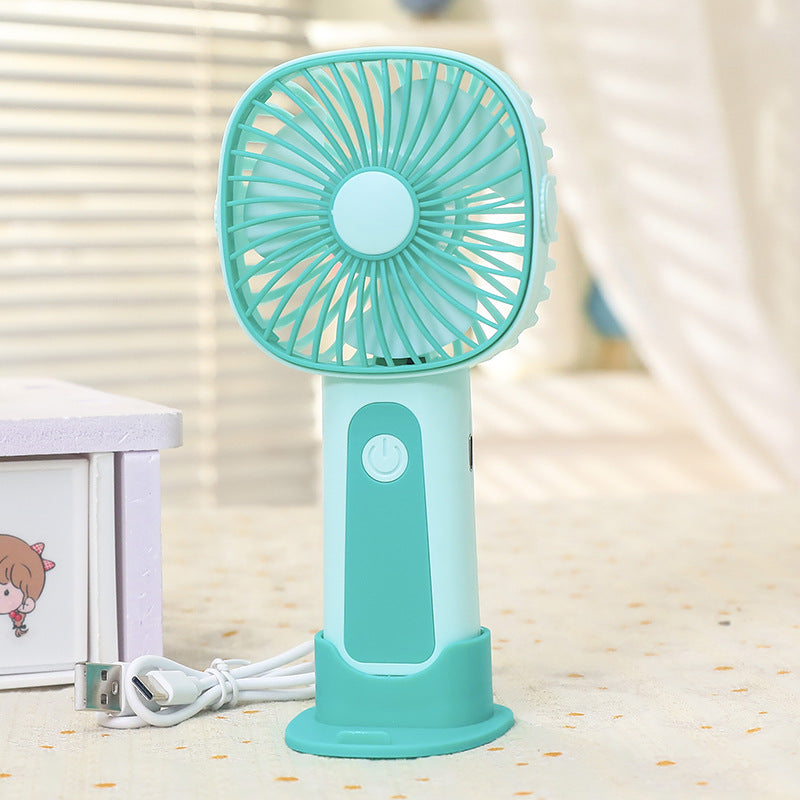 Women's Portable USB Hand Fan with Adjustable Tilt Angle Kalsten