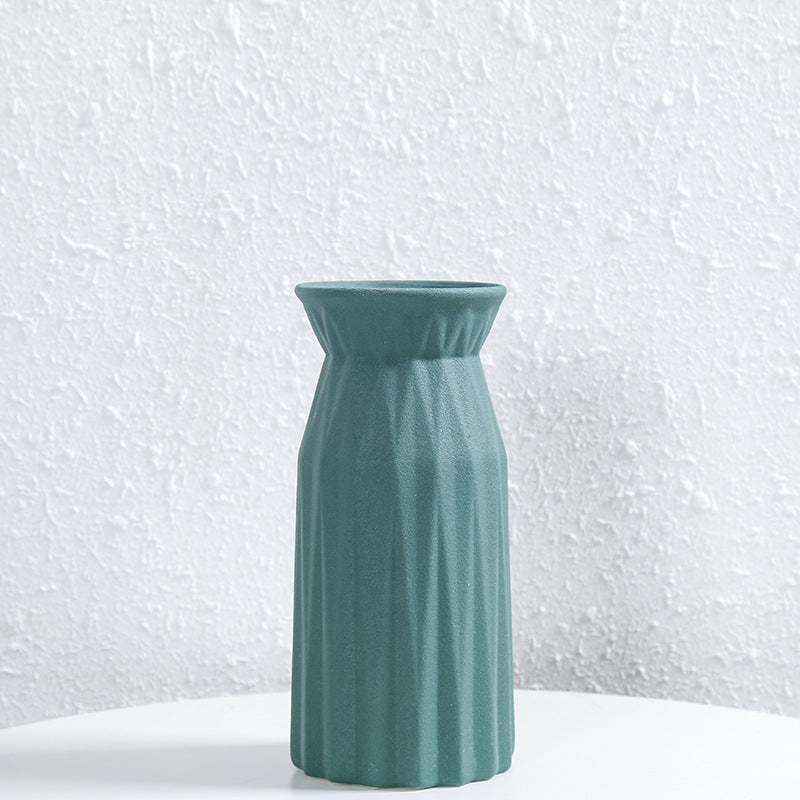 Modern Textured Ceramic Flower Vase Kalsten 1790310307