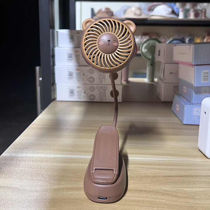 Adorable Animal Face Portable Desk Fan Kalsten