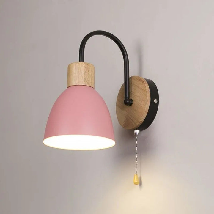 Modern Wooden Wall Sconce