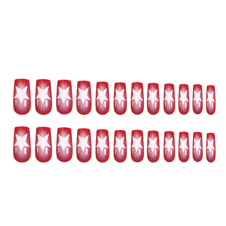 Creative Nail Art with Star Motif Kalsten