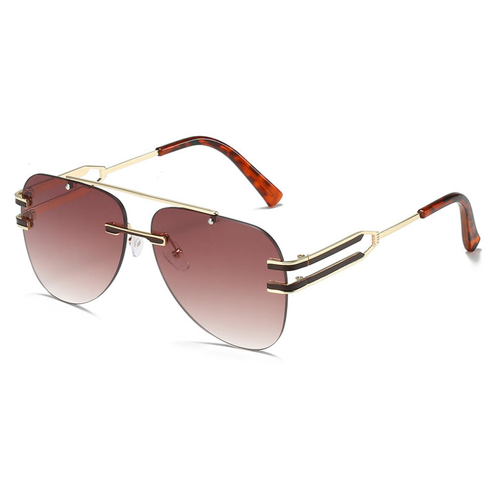 Futuristic Aviator-Style Sunglasses Kalsten
