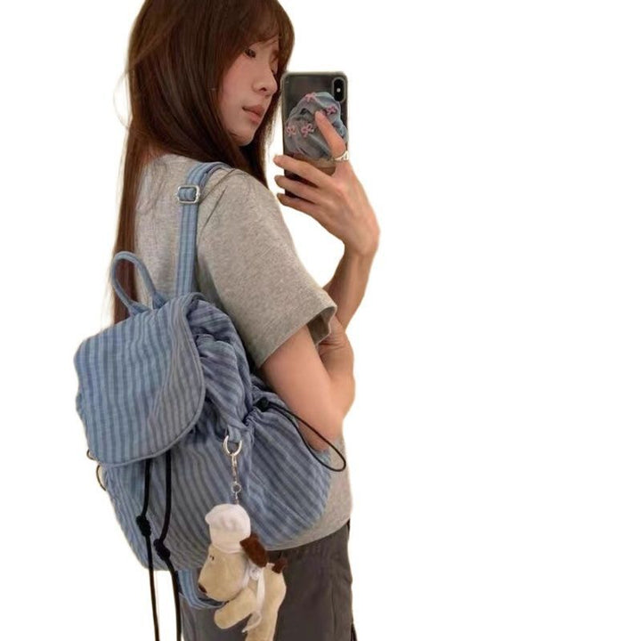 Striped Casual Mini Backpack Kalsten