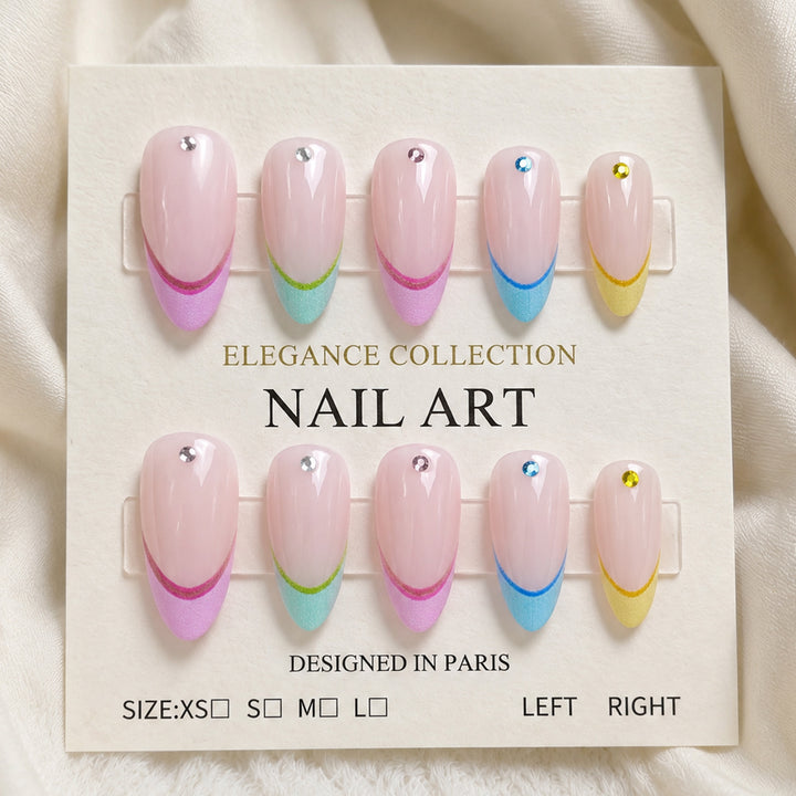 Elegant French Tip Nail Art