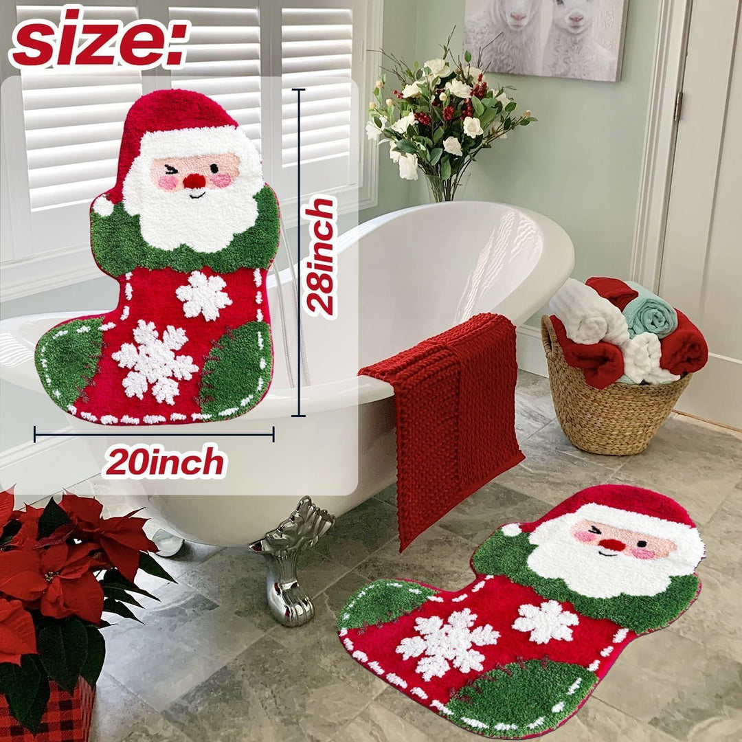 Fun Holiday-Themed Bath Mat