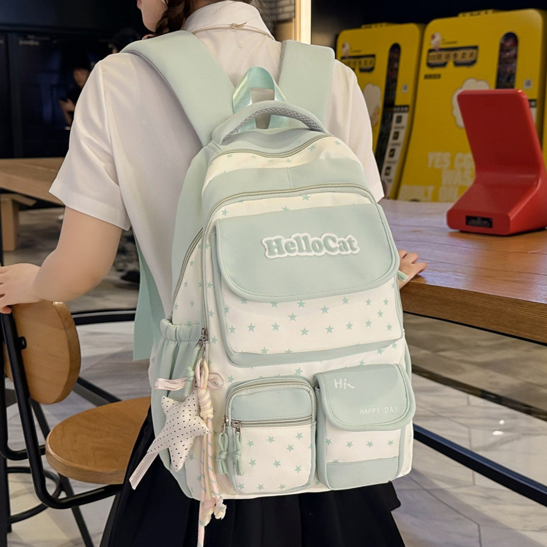 Stylish Star-Embellished Backpack Kalsten 1791205930