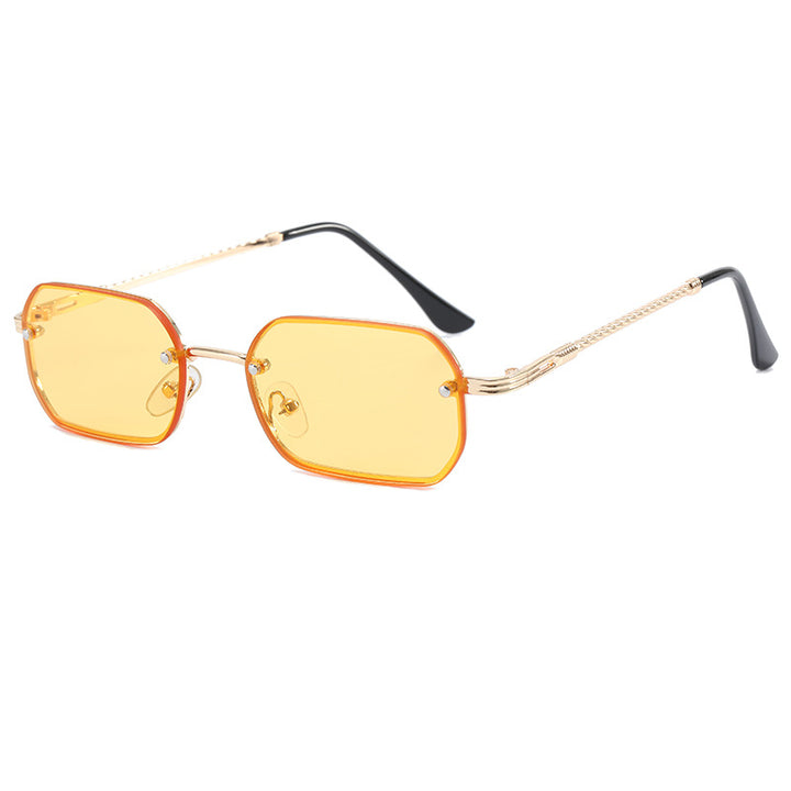 Women's stylish octagonal sunglasses with luxurious metal frame Kalsten