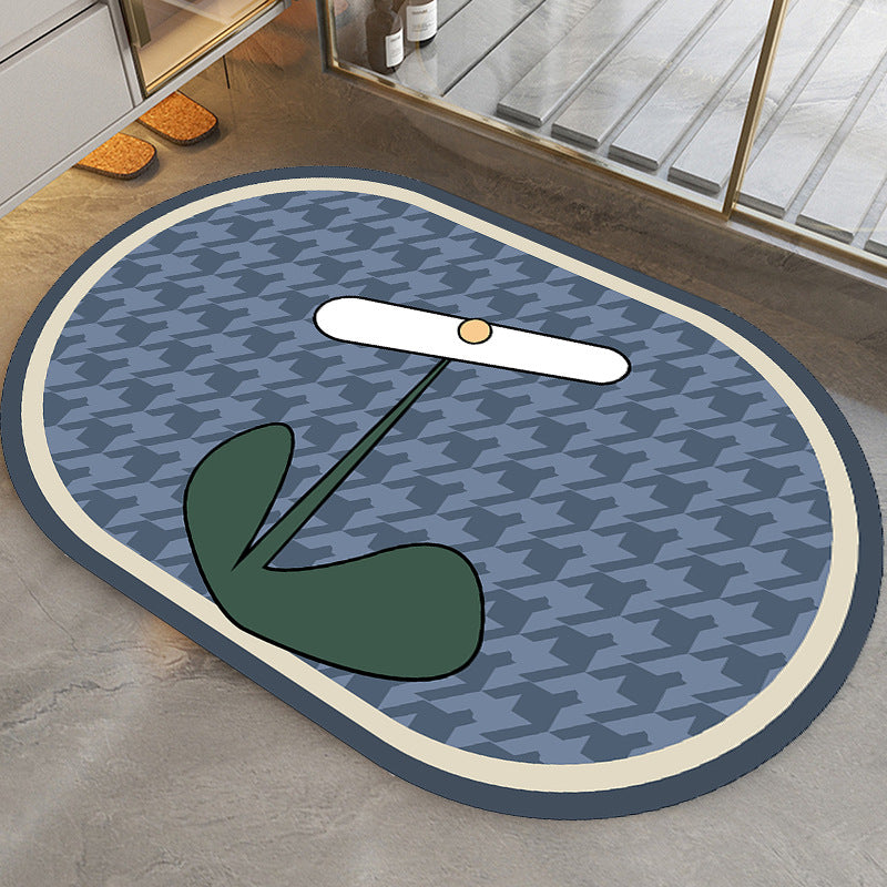 Cute Cartoon-Themed Bathroom Mat