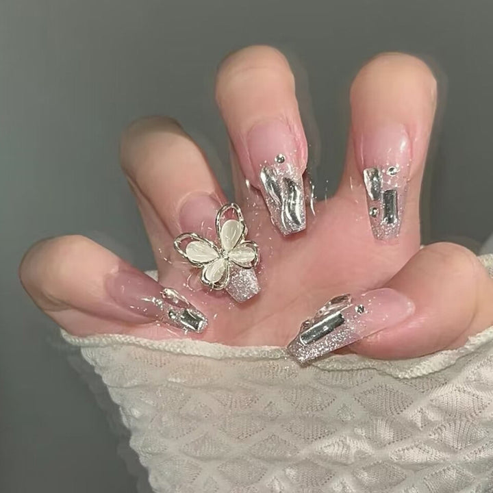 Themed Nail Art Press-On Nails with Cute Character and Bow Designs Kalsten