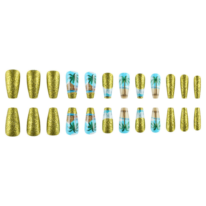 Tropical Paradise Press-On Nail Art Set Kalsten