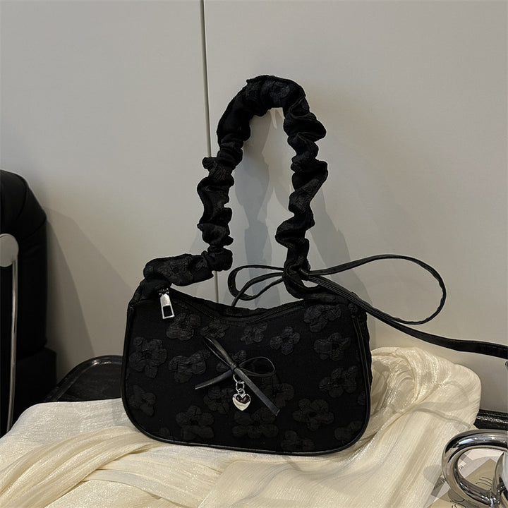 Elegant Floral Embellished Shoulder Bag Kalsten