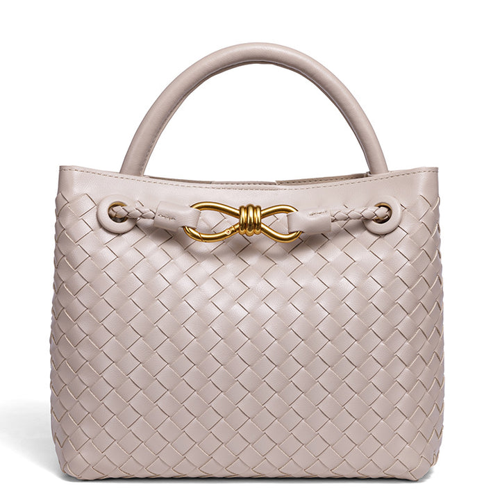 Woven Leather Tote Bag Kalsten