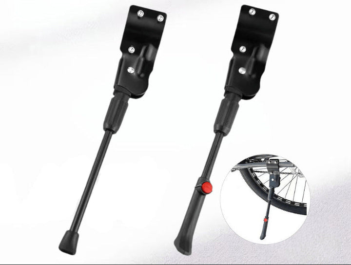 fixed-length three-bolt bicycle kickstand for twenty six inch wheels with reinforced alloy mount Kalsten