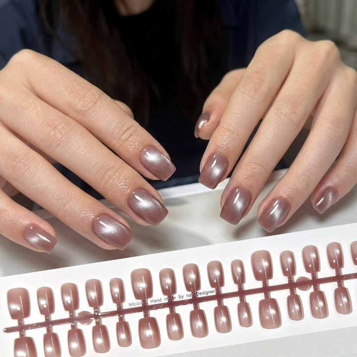 Glossy Ombre Press-On Nail Set