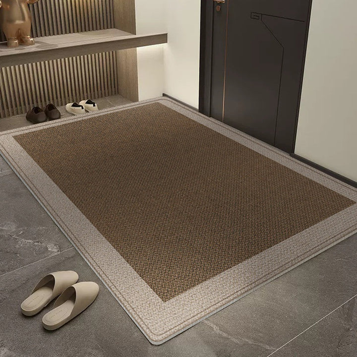 Geometric Patterned Entryway Rug