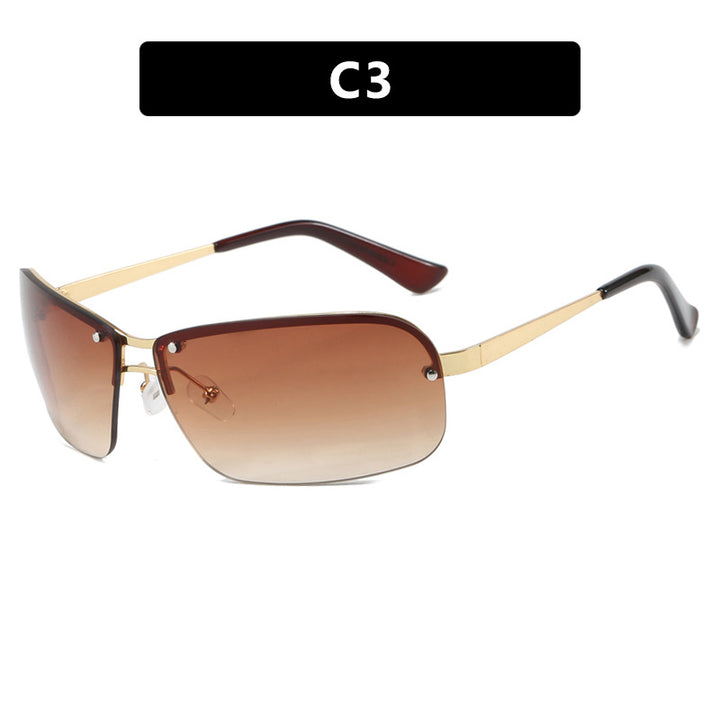 Ladies sunglasses with large, elegant lenses and a modern metal frame Kalsten