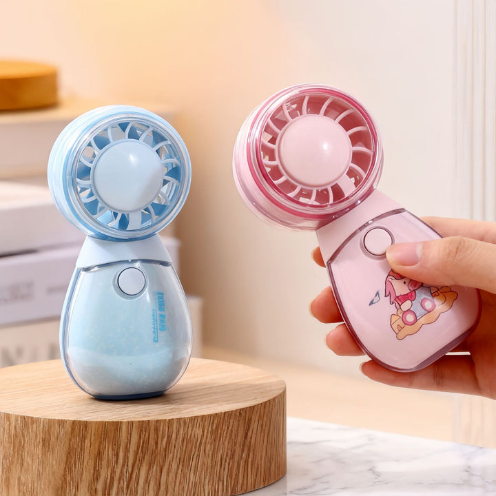 Women Portable Hand Fan with Unique Cat Design Kalsten