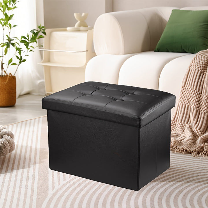 Multifunctional Leather Storage Ottoman Kalsten