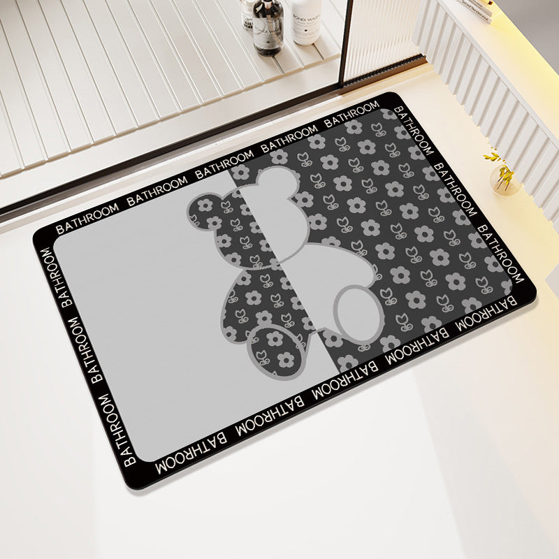 Cute Cartoon-Themed Bath Mat Kalsten