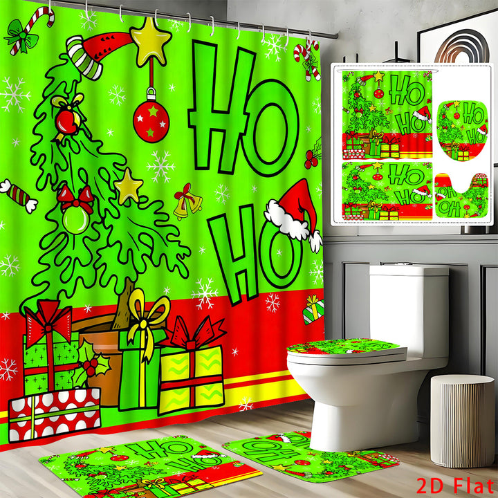 Festive Christmas Bathroom Decor Set Kalsten