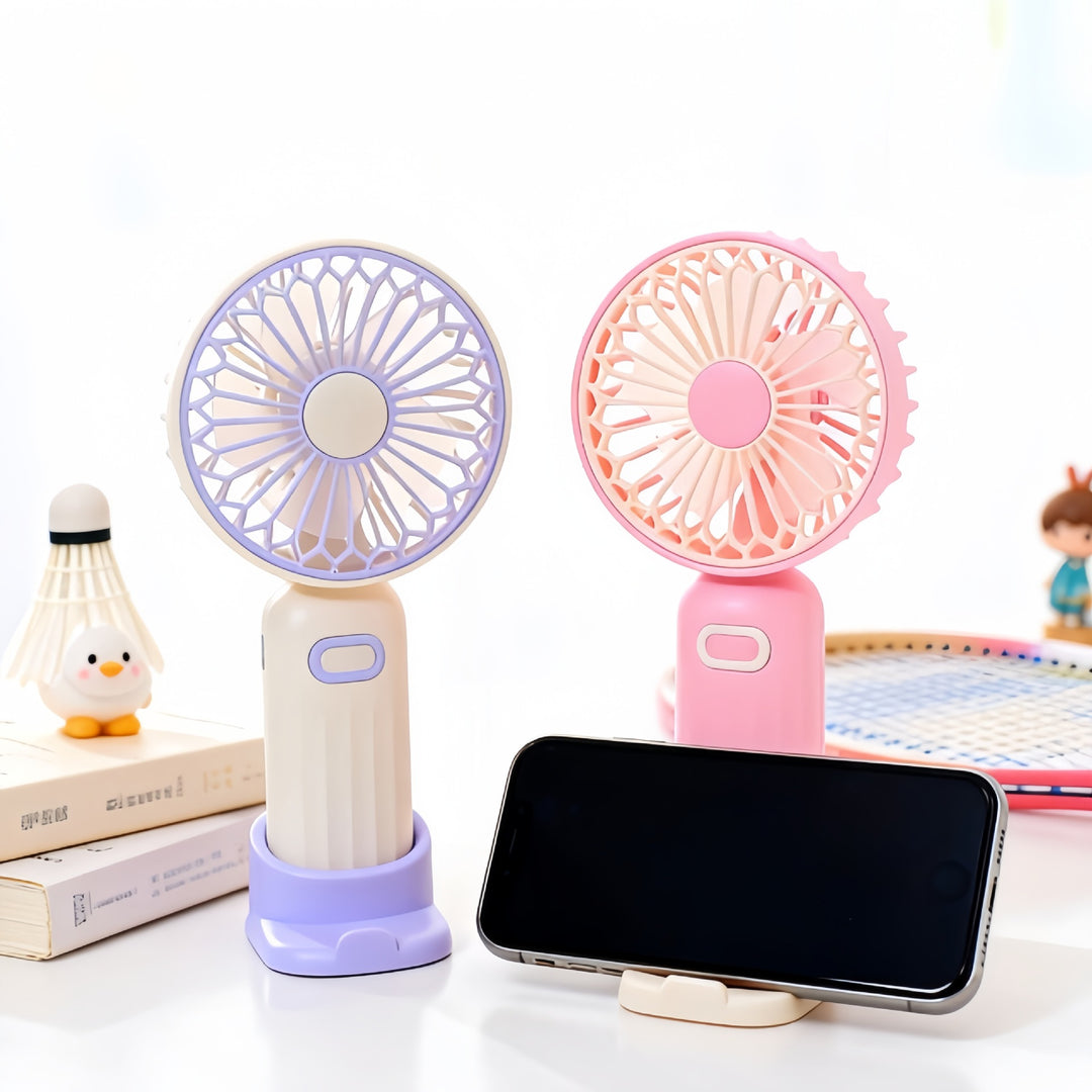 Women's Portable USB Hand Fan with Ergonomic Design Kalsten