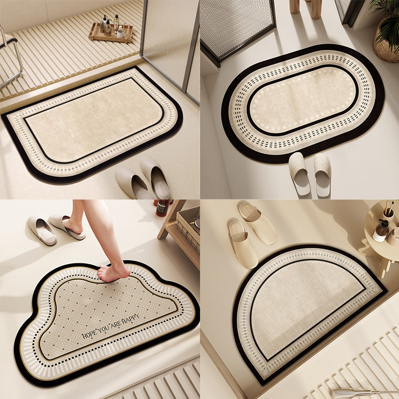 Luxurious Half-Moon Entry Mat