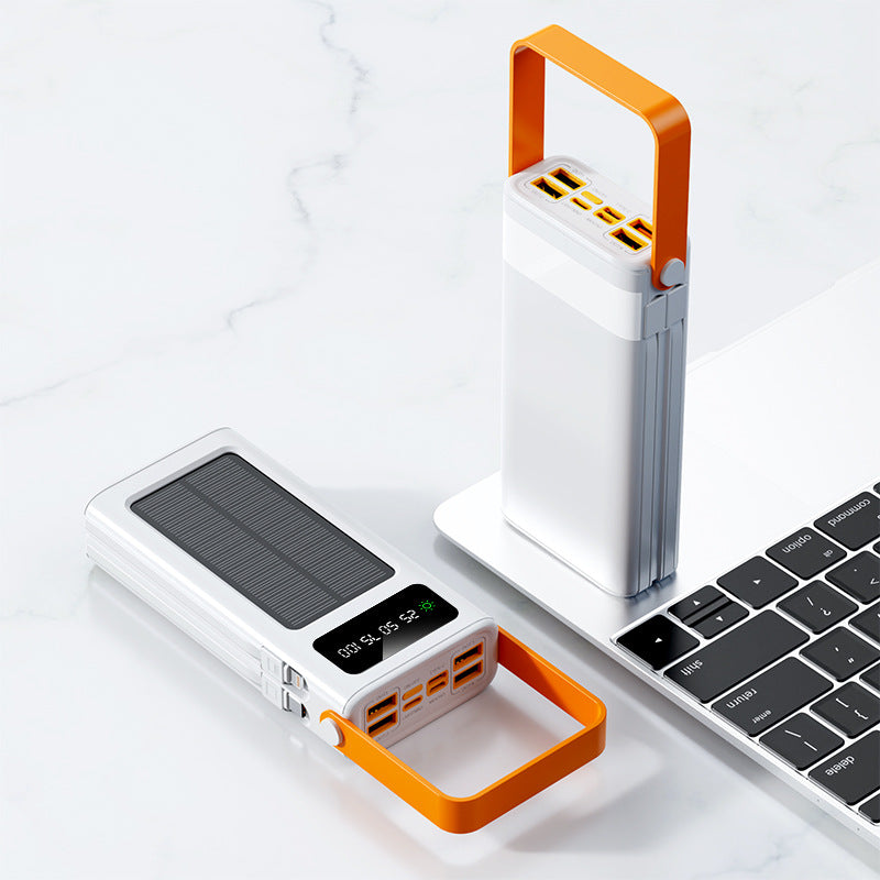 Portable Solar Power Bank with Innovative Hybrid Charging System Kalsten