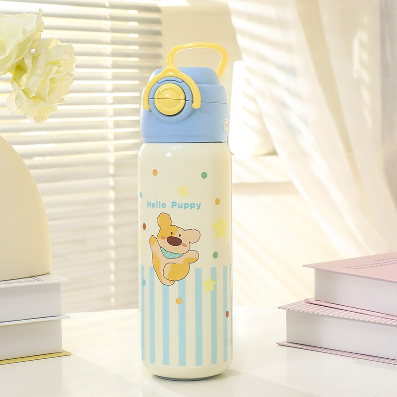 Unisex Insulated Drinking Bottle with Cute Animal Design Kalsten