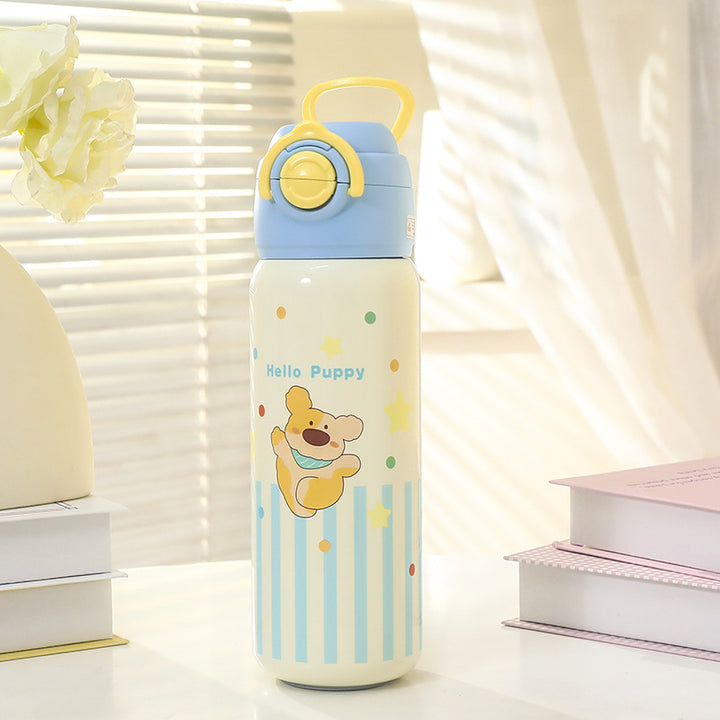 Unisex Insulated Drinking Bottle with Cute Animal Design Kalsten
