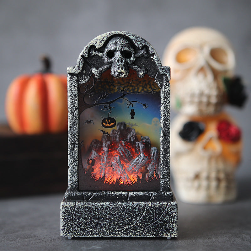Decorative LED Haunted Graveyard Lantern Kalsten