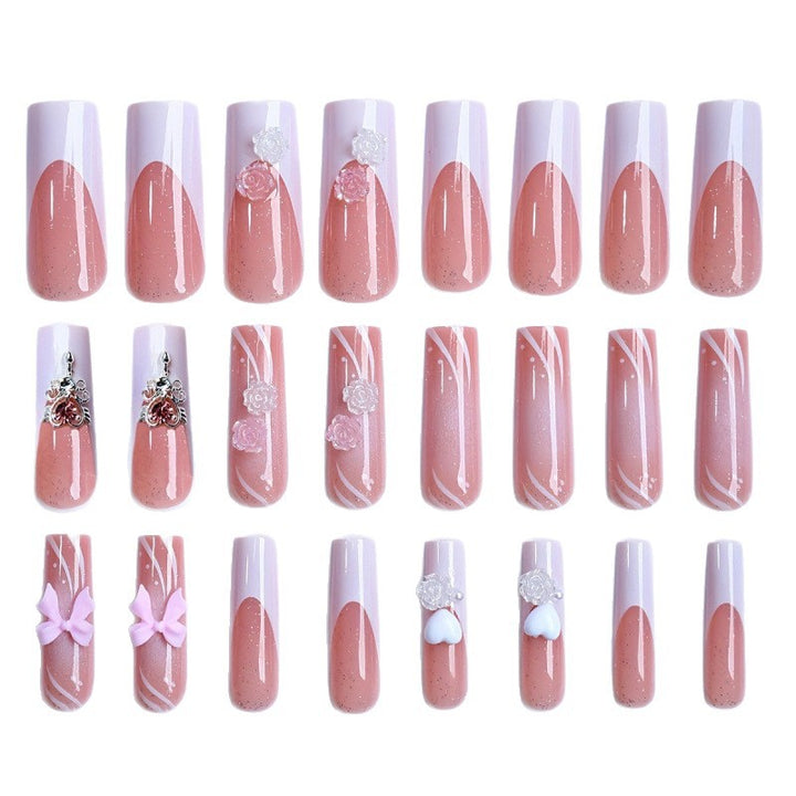 Artificial nails with elegant decorations Kalsten