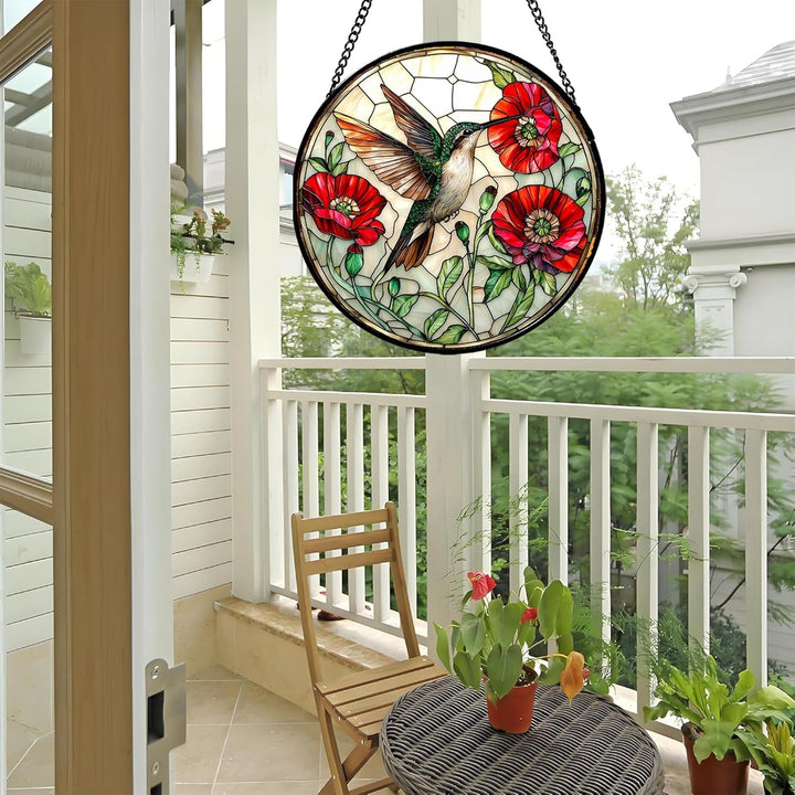 Stained Glass Phoenix Wall Art Kalsten