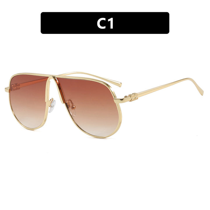 Women's pilot sunglasses with high-quality metal frame and polarized lenses Kalsten
