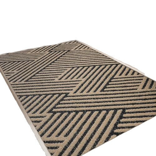Textured Geometric Indoor Area Rug