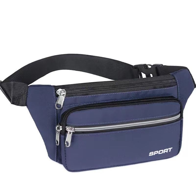 Sporty Waist Bag With Multiple Compartments Kalsten