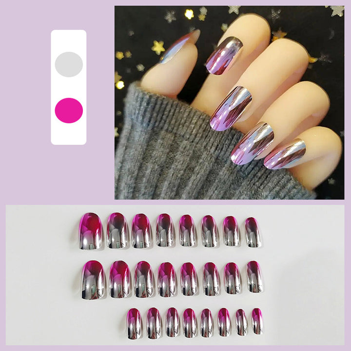Metallic Ombre Press-On Nail Set