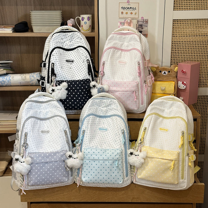 Decorative Star-Patterned Backpack Kalsten