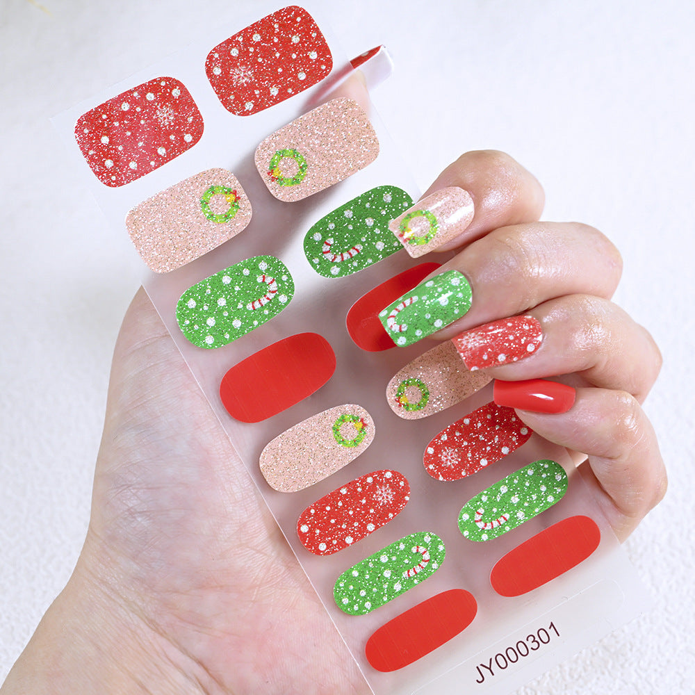 Holiday-Themed Nail Art Stickers