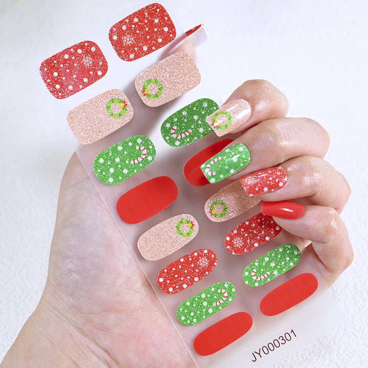 Holiday-Themed Nail Art Stickers
